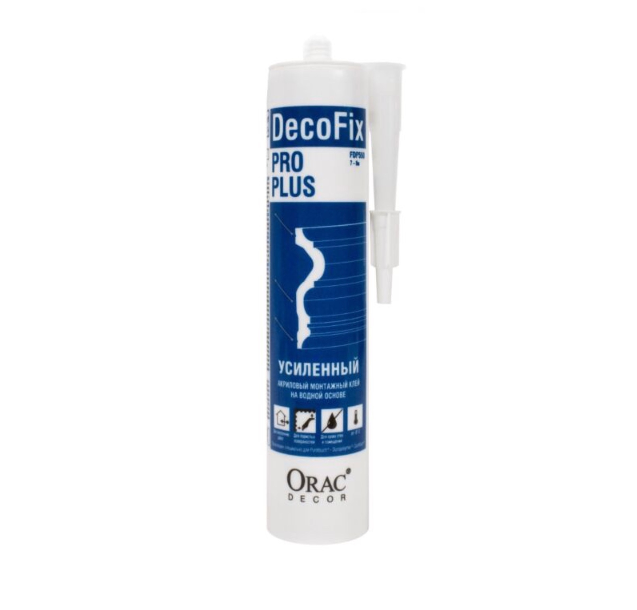 МОНТАЖНЫЙ КЛЕЙ ПРО ORAC DECOFIX PRO FDP550 (310 МЛ) МОНТАЖНЫЙ КЛЕЙ ПРО ORAC DECOFIX PRO FDP550 (310 МЛ)