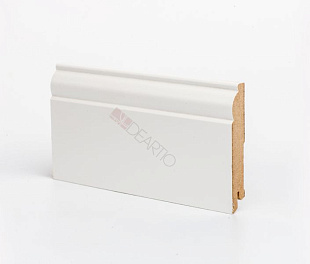 ПЛИНТУС МДФ ДЕАРТИО U 104-100 БЕЛЫЙ 100Х16Х2050
