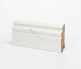 ПЛИНТУС МДФ ДЕАРТИО U 105-80 БЕЛЫЙ 80Х18Х2050