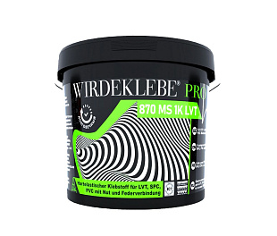 КЛЕЙ ПАРКЕТНЫЙ WIRDEKLEBE PRO LINE 870 MS 1K LVT 7 КГ