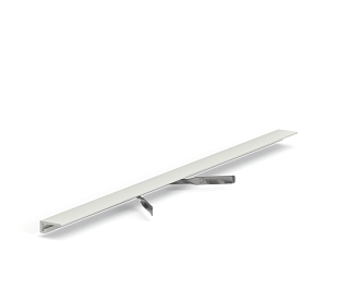 МИКРОПЛИНТУС MICRO 11 MINI БЕЛЫЙ МАТОВЫЙ 11Х5Х2000ММ