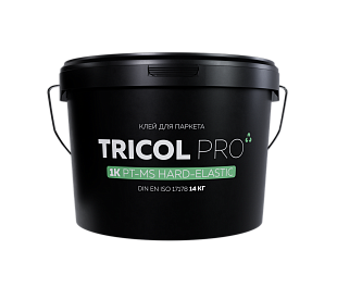 КЛЕЙ ДЛЯ ПАРКЕТА ТВЕРДО-ЭЛАСТИЧНЫЙ TRICOL PRO 1K PT-MS HARD-ELASTIC (14 КГ)