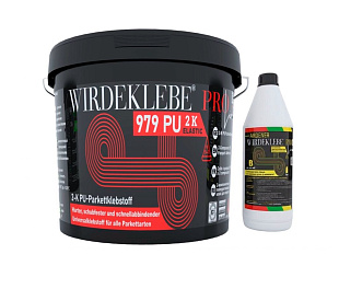 КЛЕЙ ПАРКЕТНЫЙ WIRDEKLEBE PRO LINE 979 PU 2K ELASTIC 10 КГ