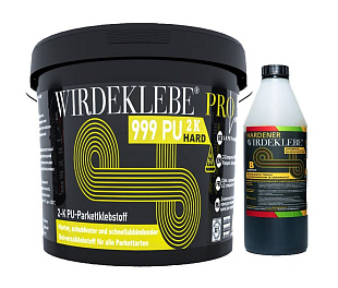 КЛЕЙ ПАРКЕТНЫЙ WIRDEKLEBE PRO LINE 999 PU 2K HARD 10 КГ